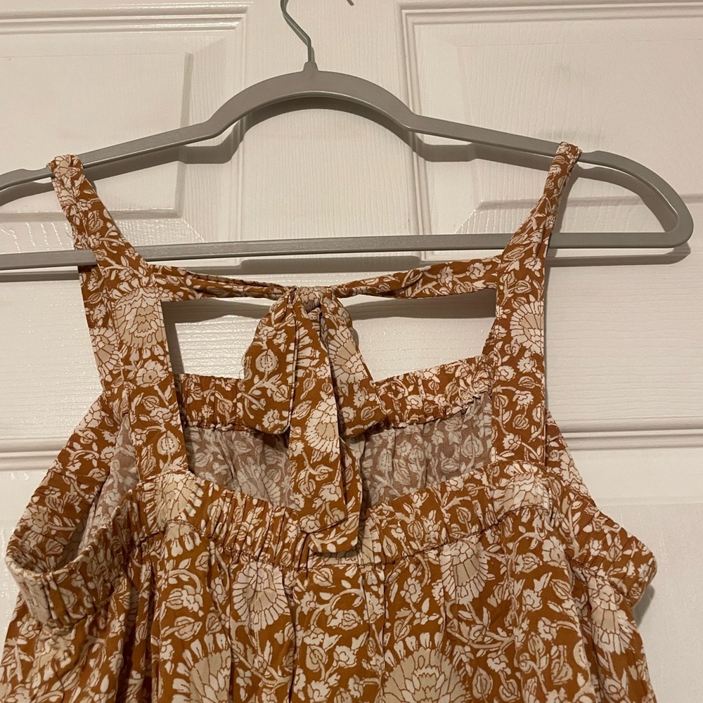 Old Navy Floral Maxi Dress with Square Tie Back - Picture 5 of 7